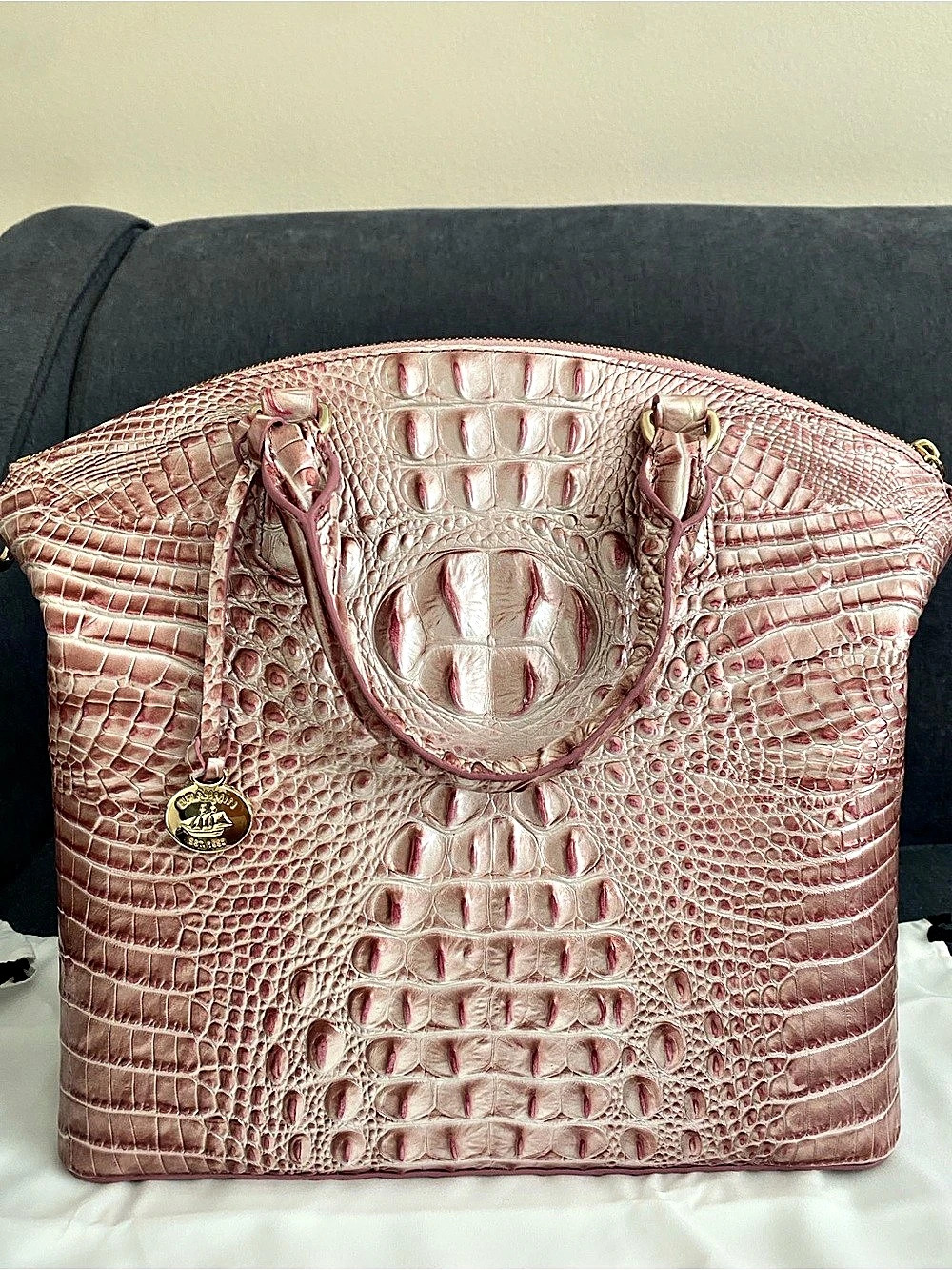 Brahmin Duxbury Pink Icing with wallet